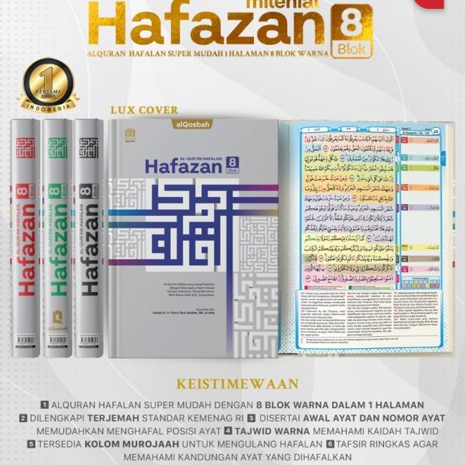 

Alquran Hafazan 8 Uk B6 Milenial Al-Quran Hafalan Terjemah Alqosbah Star Seller Termurah
