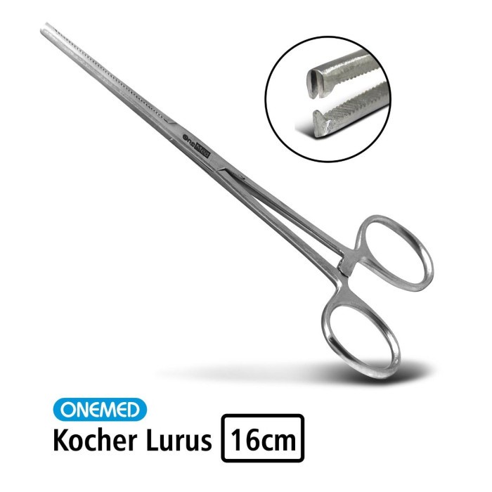 Kocher Lurus Stainless Steel Onemed 16 Cm OJ