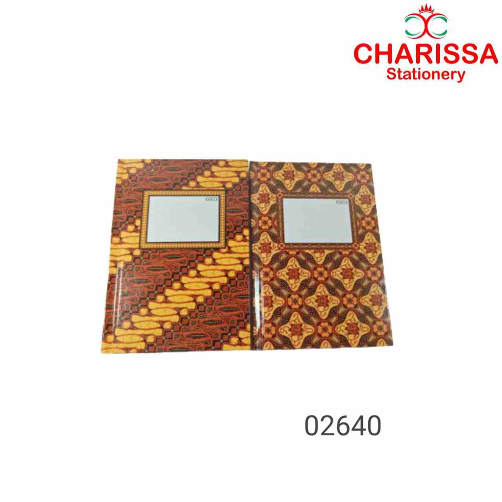 

Buku Hard Cover Oktavo 100 Lembar Kiky ( motif batik ) - 02640