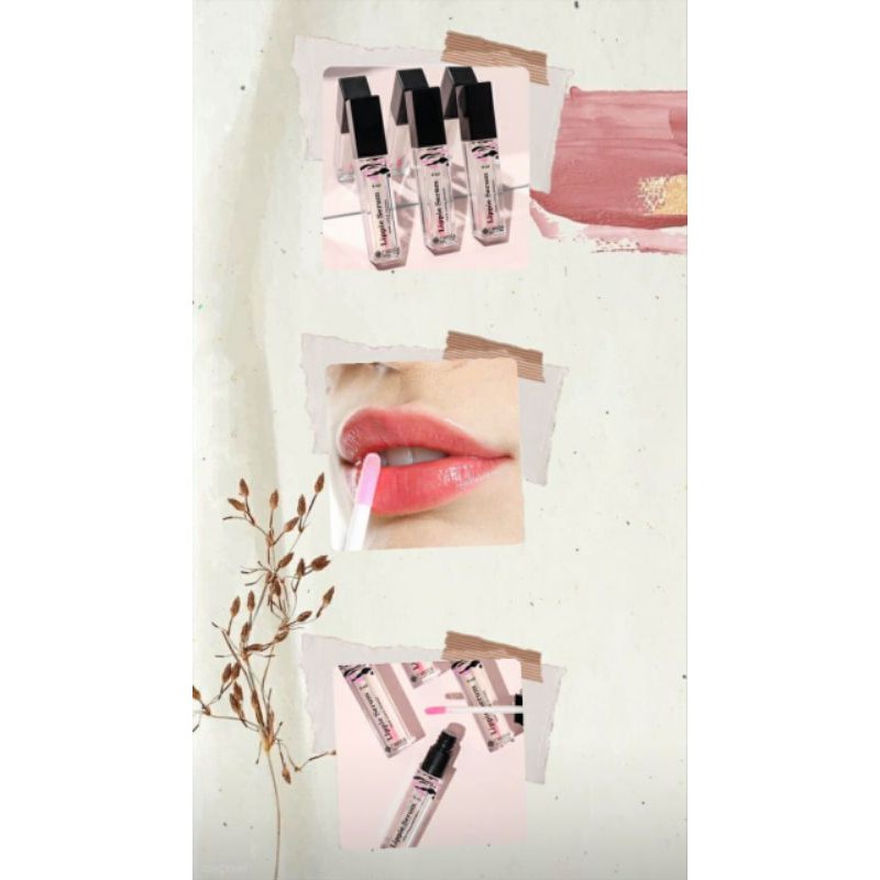 (free gift)raecca glow up tint/ RAECCA GLOW UP TINT/NEW lippie serum by raecca / lippie glow pop AM PM / lip serum / lip glossy/