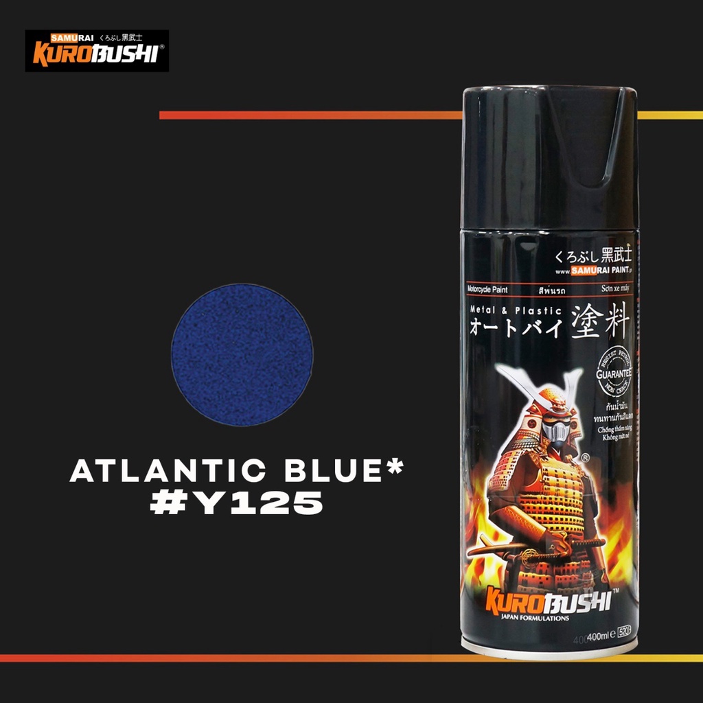 Samuraipaint, Atlantic Blue Y125 Cat Aerosol Kualitas Kompresor