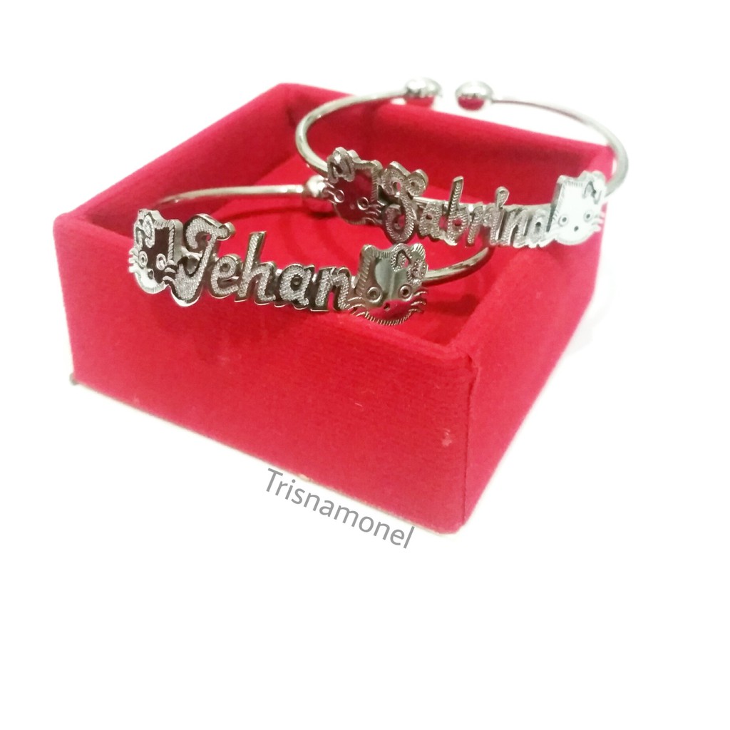 GELANG MONEL ANAK DAN DEWASA ORIGINAL CUSTOM NAMA