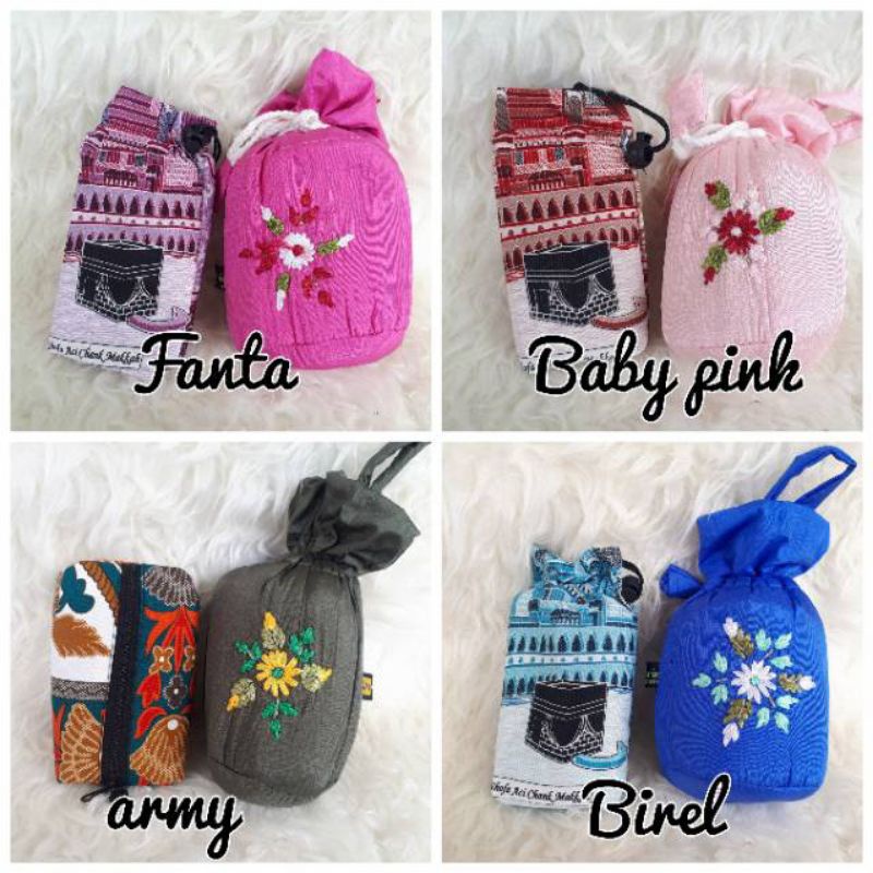 Set mukena terusan  + sajadah travel