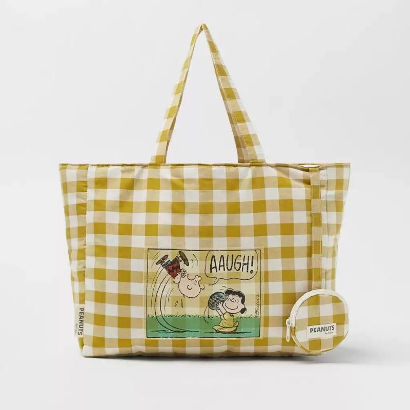 ZRA KIDS / CHECK PRINT TOTE BAG