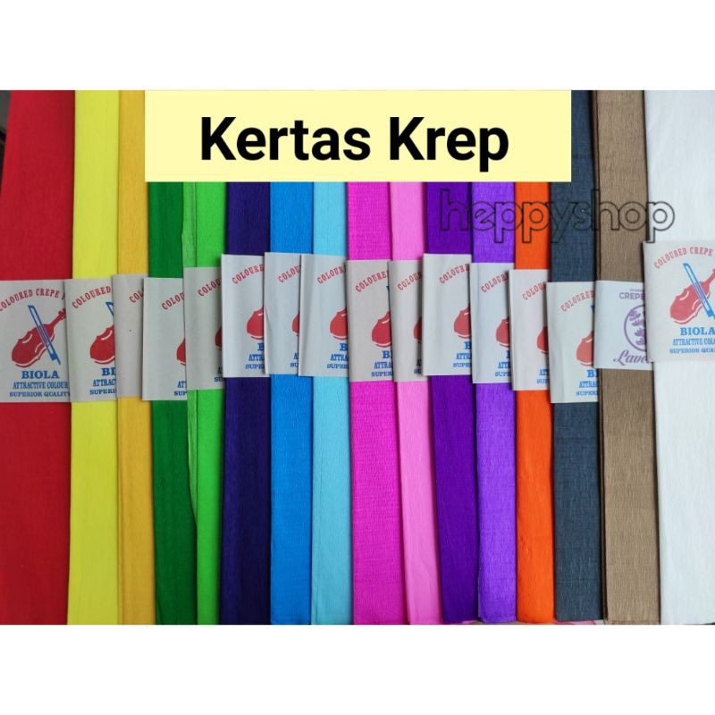 

Kertas Krep, Kertas Hiasan, Kertas Dekorasi