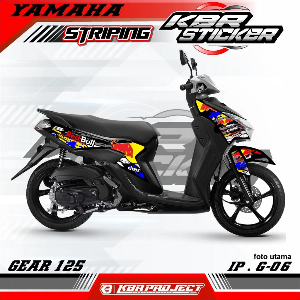 (COD) STICKER STRIPING GEAR 125 - STICKER STRIPING GEAR 125.06