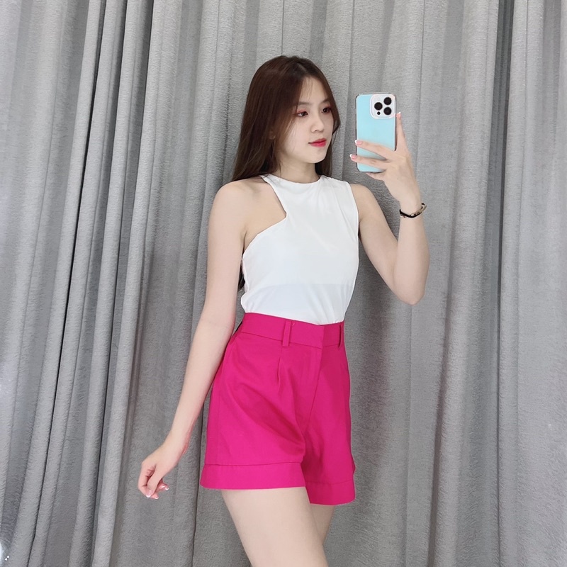 Tanktop cut side jersey 1698 | Tanktop crop korea