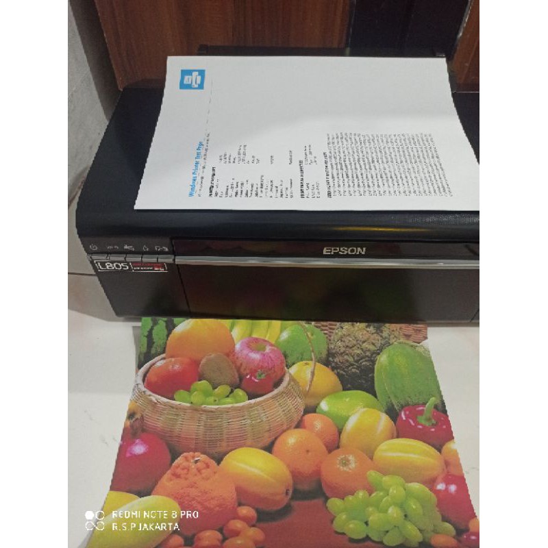 Printer epson L805 stylus foto print wifi