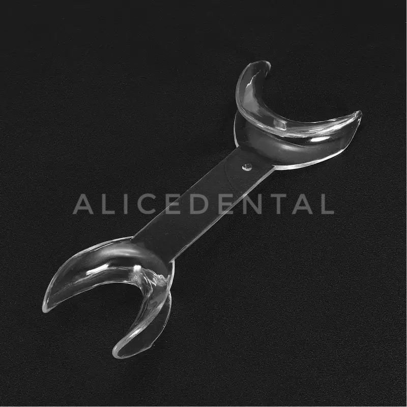 Dental Cheek retractor U V T C shape retraktor bening transparan fish tail pembuka mulut dental photography