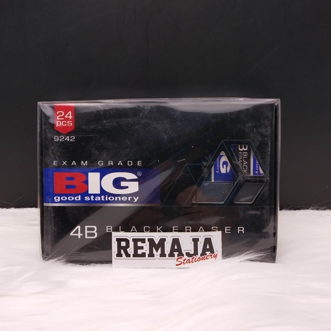 

Penghapus BIG 4B Black Eraser 9242 Per pack