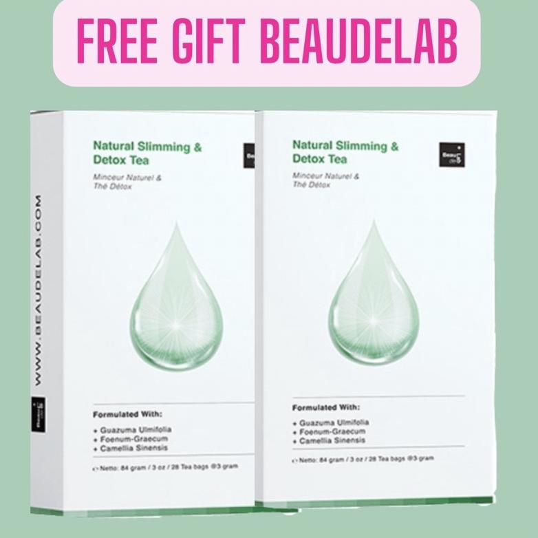 Terlaris +Free Gift Slimming Tea Teh Diet Beaudelab Detox Tea Beautylab.Inc