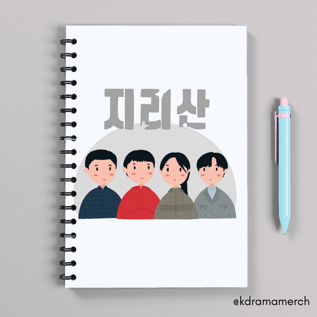 JIRISAN NOTEBOOK SPIRAL DRAMA KOREA A5/ DRAMA KOREA / DRAKOR / JOURNAL / JURNAL SOFT COVER