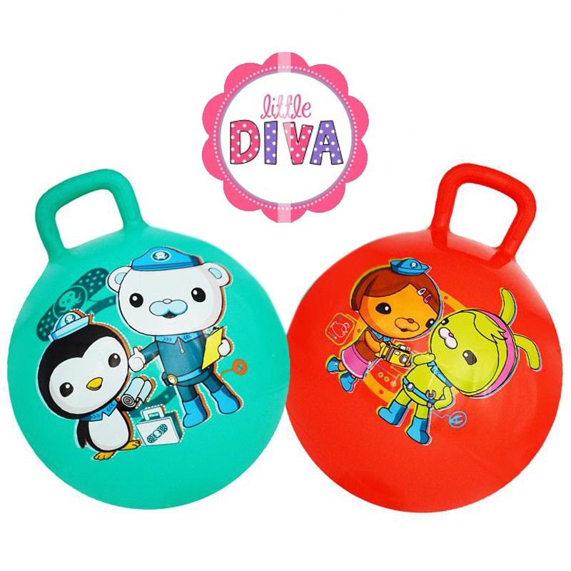 Mainan Bola anak jumping ball OCTONAUTS - HOPPER BALL FREE POMPA - BOLA LOMPAT ANAK - Usia 4 Tahun Keatas bouncing memantul