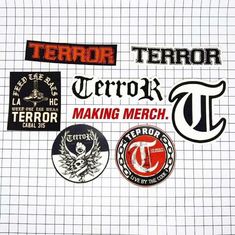 Sticker Band HardcoreTerror