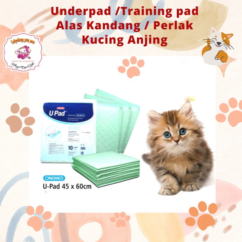 UNDERPAD/TRAINING PAD/ALAS PIPIS ALAS KANDANG/PERLAK HEWAN KUCING ANING