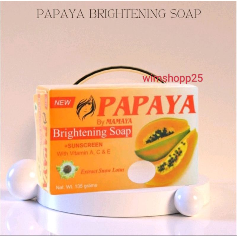 SABUN PEPAYA BY MAMAYA 70GRAM ORIGINAL BPOM