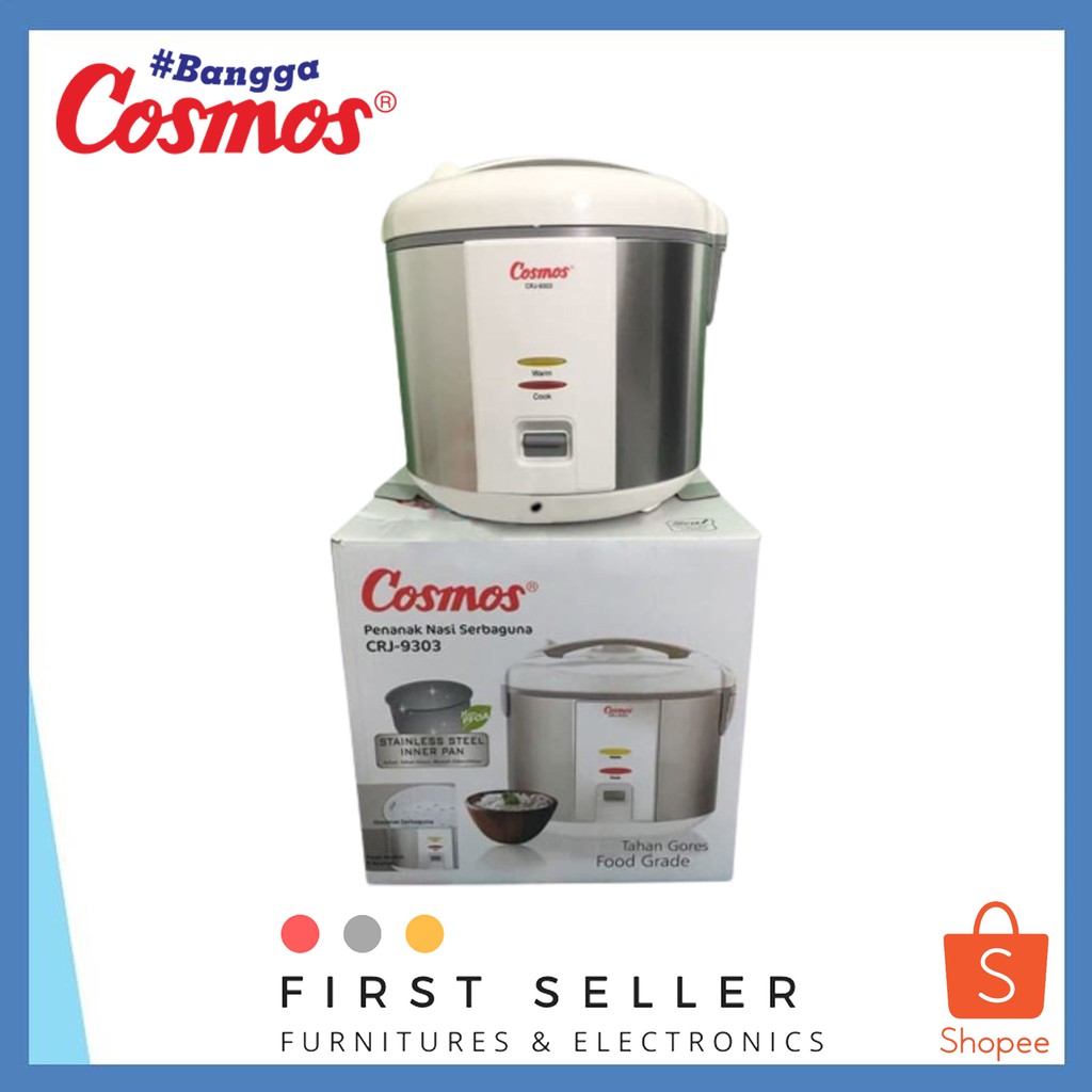 RICE COOKER / MAGIC COM COSMOS CRJ 9303 / CRJ9303 / CRJ-9303 [2 LITER] ORIGINAL 100% TERMURAH !