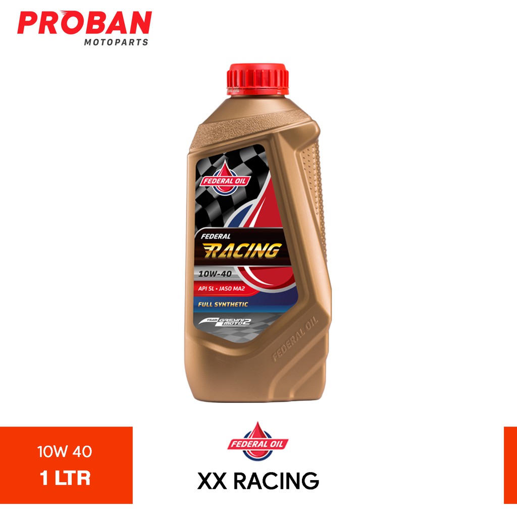 

FEDERAL XX-RACING 1.0LTR SL 10W-40