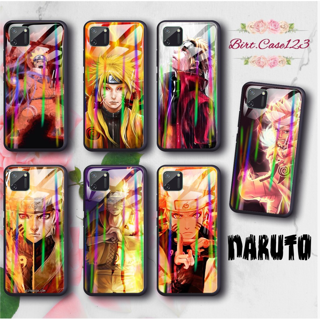 BC Case silikon Gambar NARUTO back case glass aurora vivo y91 y93 y95 y91c y71 y81 y12 y15 y17 y53
