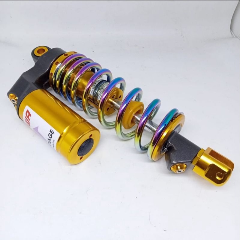 SHOCK BELAKANG TABUNG MIRING 3DIMENSI 310MM BEAT VARIO SCOOPY MIO FINO DLL