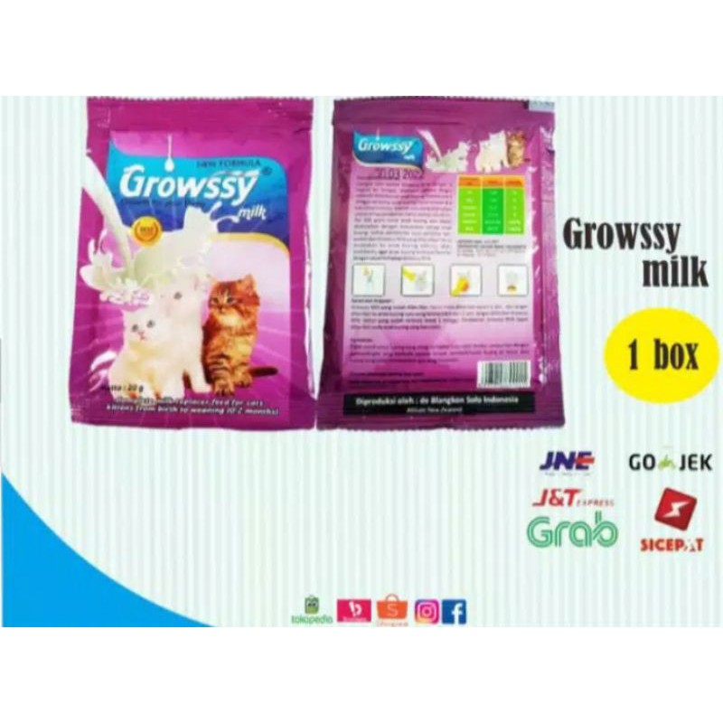 (ecer 1sachet) susu growssy cocok untuk baby mom kucing