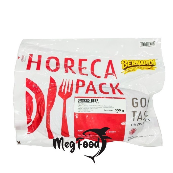 

Bernardi Smoked Beef Bulat Horeca Pack / Vp - 500 Gram