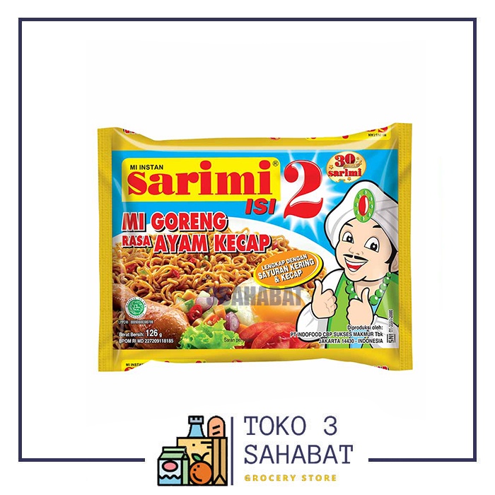 

Sarimi Goreng isi 2 Ayam Kecap