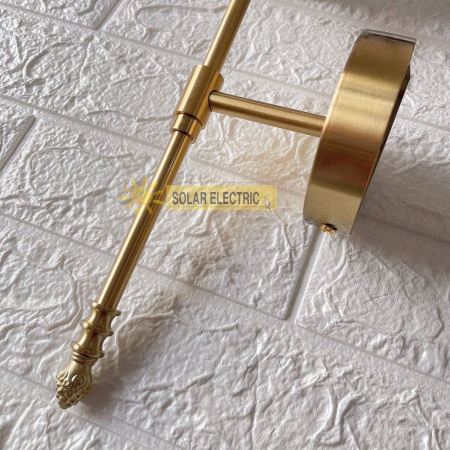 Lampu Dinding Hias 2199 AB Sconce Wall Lamp Simple Long Tail Brass Mewah Dan Elegan