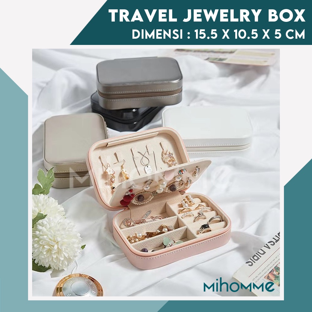 Kotak Perhiasan Jewelry Storage Box Tempat Penyimpanan Cincin Kalung M