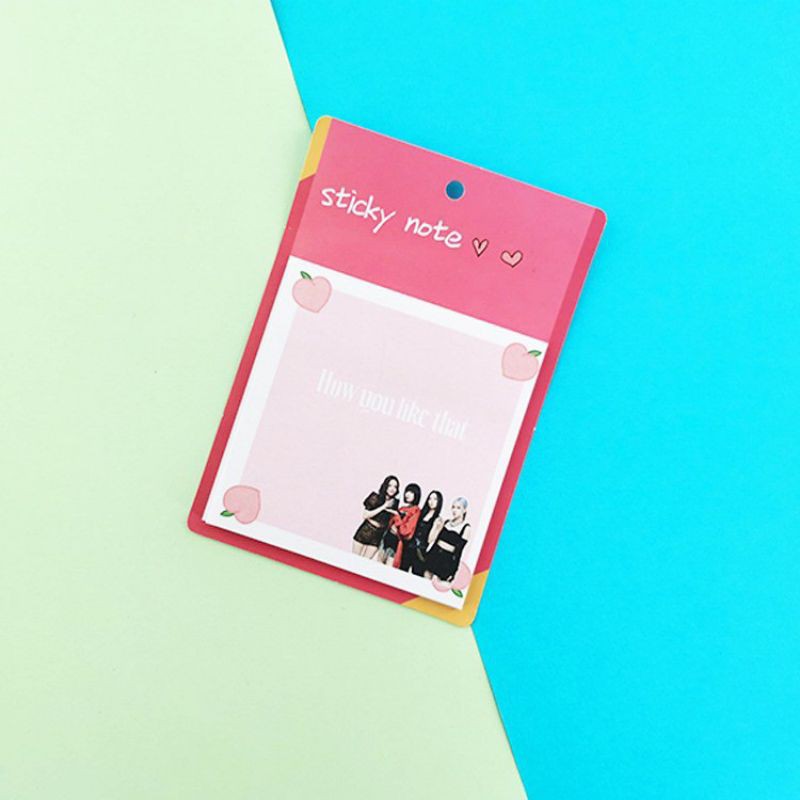 

STICKY NOTES MEMO BLACK PINK DAN BLACK PINK CARTOON