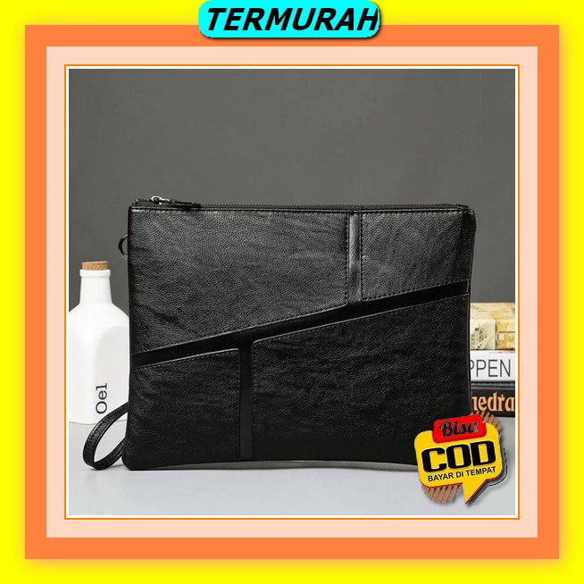Clutchbag Casual Pria Clutch Bag Antiair Waterproof Tas Handbag Kondangan Pesta Hand Pouch Formal No
