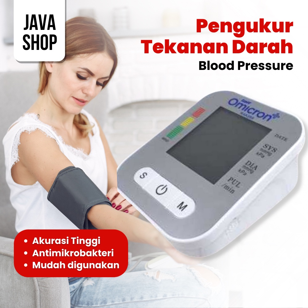 JAVASHOP Tensi Darah Pengukur Tekanan Darah Blood Pressure