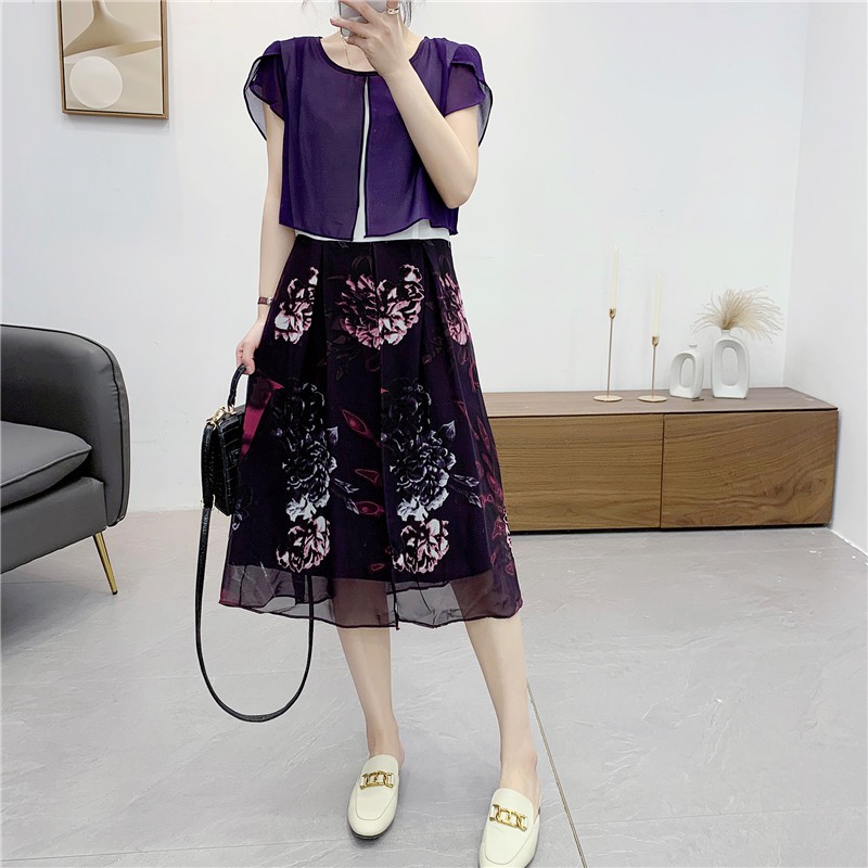 IDR-18 import korean casual floral dress korea high quality japan casual wanita