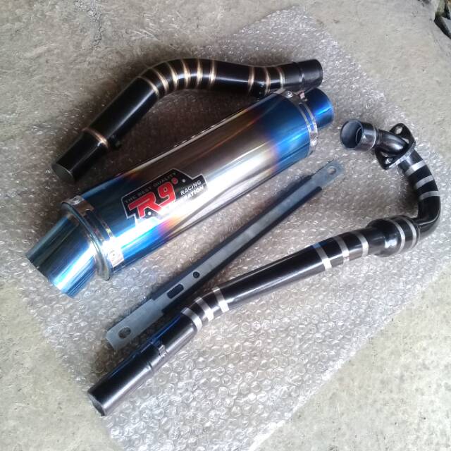 Knalpot racing R9 Mugello KLX150 dtracker CRF KLX150BF