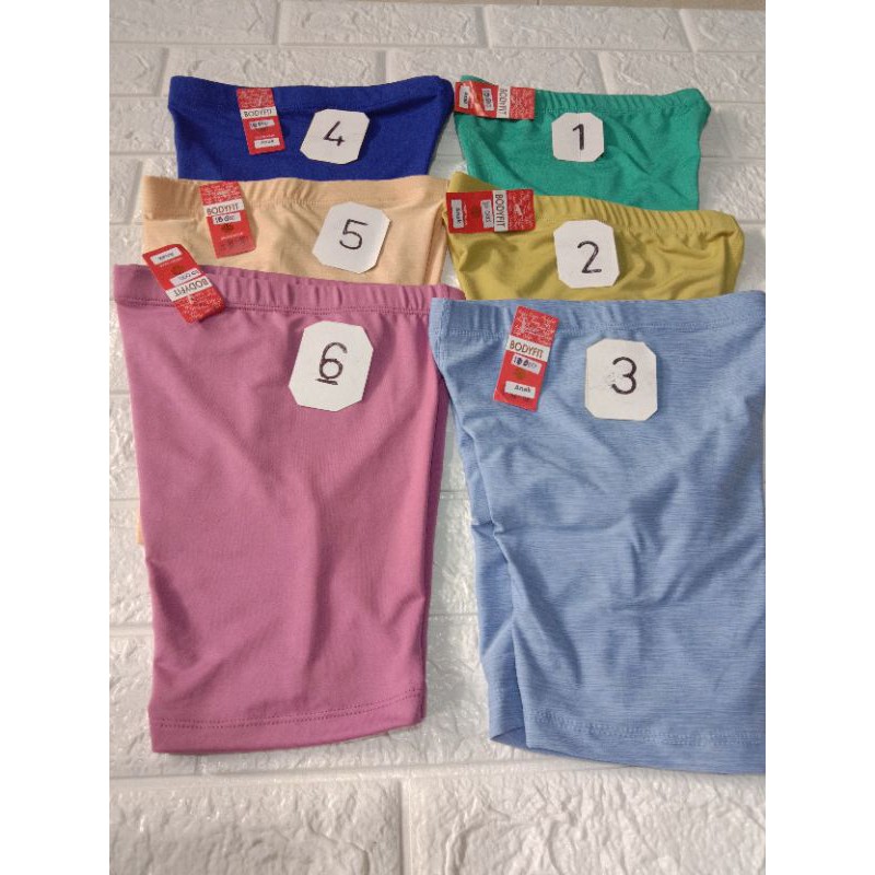 Dalaman  Celana  Street /Legging pendek ANAK PEREMPUAN Kisaran umur 5- 7th BDF ANK (0105) legging pende