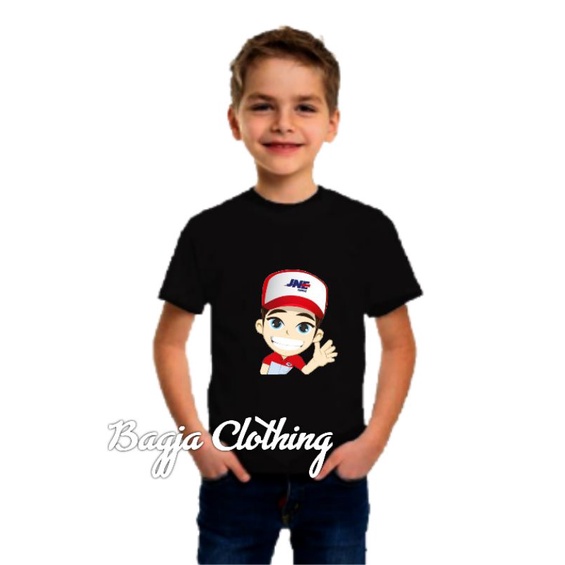 kaos anak JNE logo baju anak logo JNE