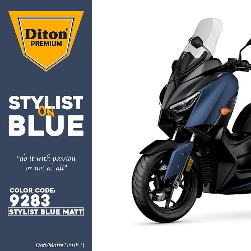 Pilok Biru Dof 9283 Stylist Blue Matt Paket Diton Premium 3 Klg Cat Semprot Sepeda Motor Mobil Velg 