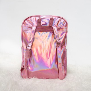  Tas  Ransel Sekolah  Anak Perempuan Hologram  Unicorn  Shake 