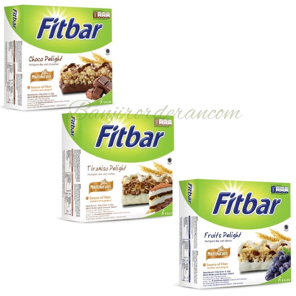 

Fitbar Cemilan Multi Grain Instan Untuk Diet 1 box isi 5pcs/banjirorderan