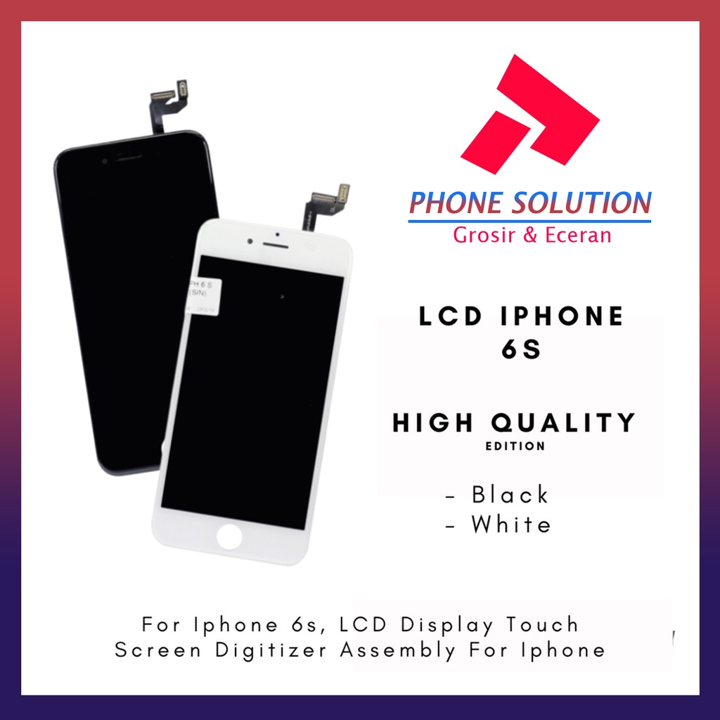 LCD IP 6s Fullset Touchscreen // Supplier LCD IP - Garansi 1 Bulan