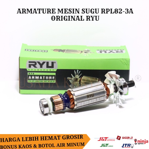 Armature Mesin Sugu/Mesin Serut Kayu Tipe RPL82-3A RYU Original Terbaru Armature Mesin Serut Kayu Pl