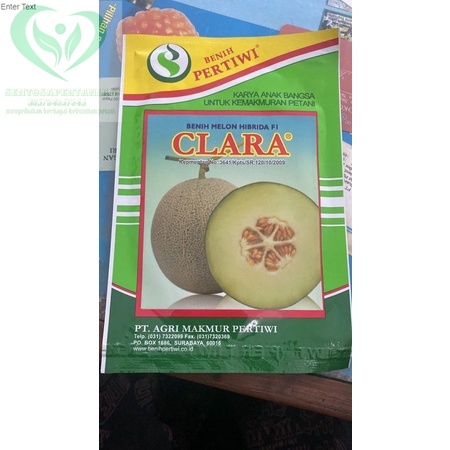 Benih melon hibrida anti virus CLARA isi -+13gr dari BENIH PERTIWI