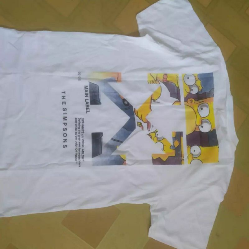 Kaos off white original second brand