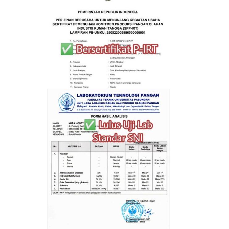 

[KODE WYSZZ] Sarang Madu Melifera / Nura Honeycomb 250gr / Madu Asli Murni Mentah