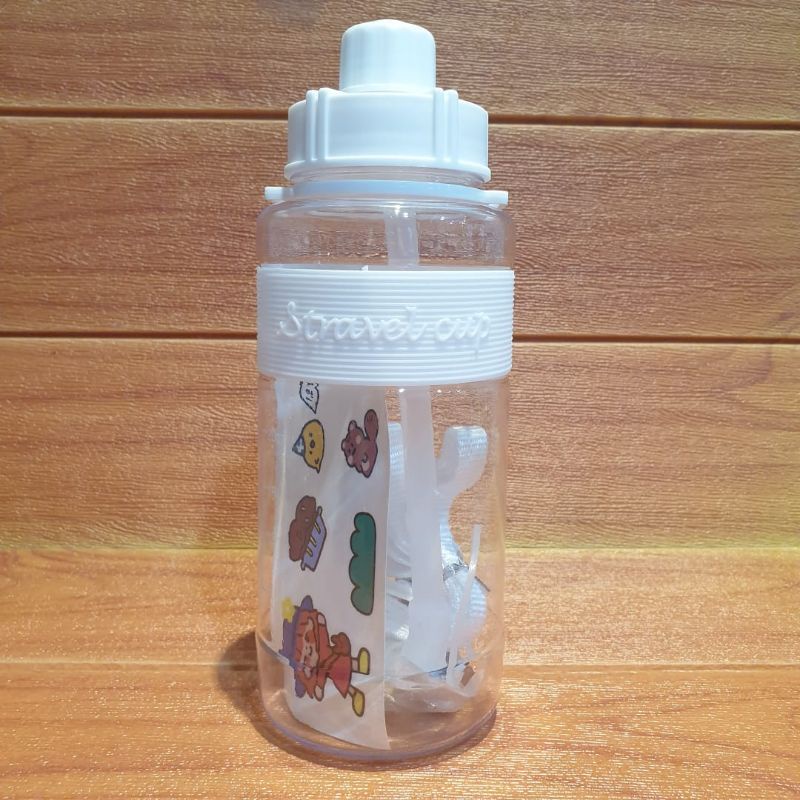 Botol Minum Sticker 1000ml / Botol Stravel Cup / Botol Air Minum / Botol Minum Murah