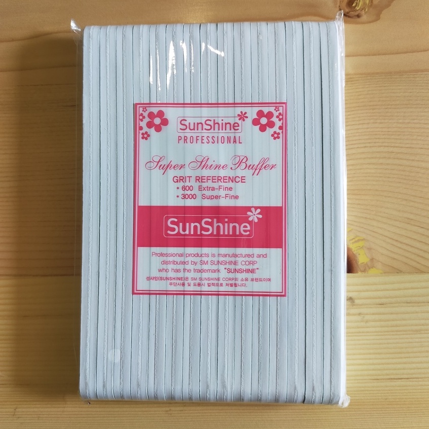 Sunshine Buffer 1 Pack | Nail Shiner Pengkilap Kuku | Alat Pengkilap Kuku | Kikir Kuku Original Sunshine