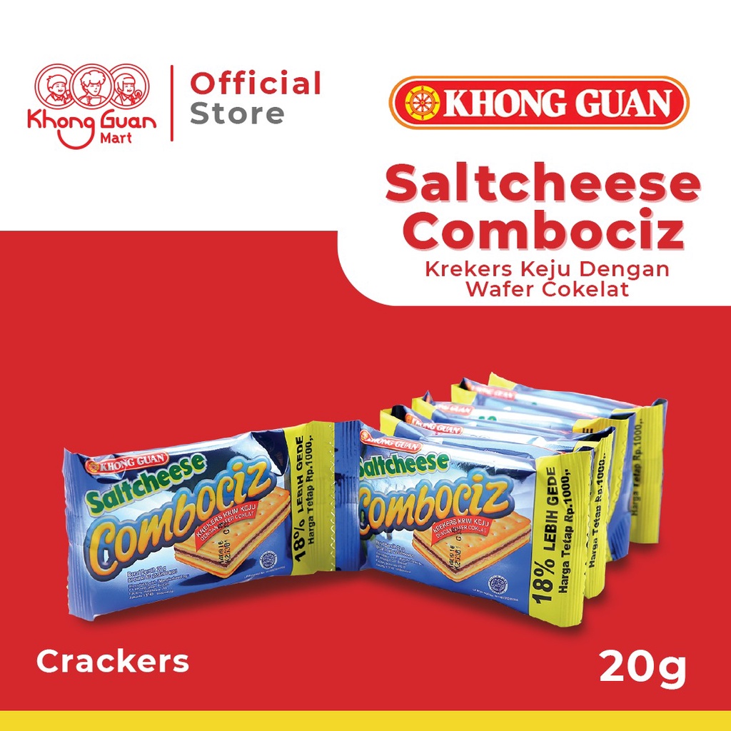 

Khong Guan Saltcheese Combociz 20 gr x 10