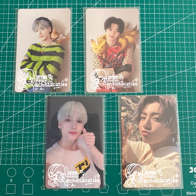 PC LD HYBE TXT BTS PEACH CREAM OS PLAYER YEONJUN TAEHYUN JUNGKOOK LUCKY DRAW INSIGHT HUENINGKAI