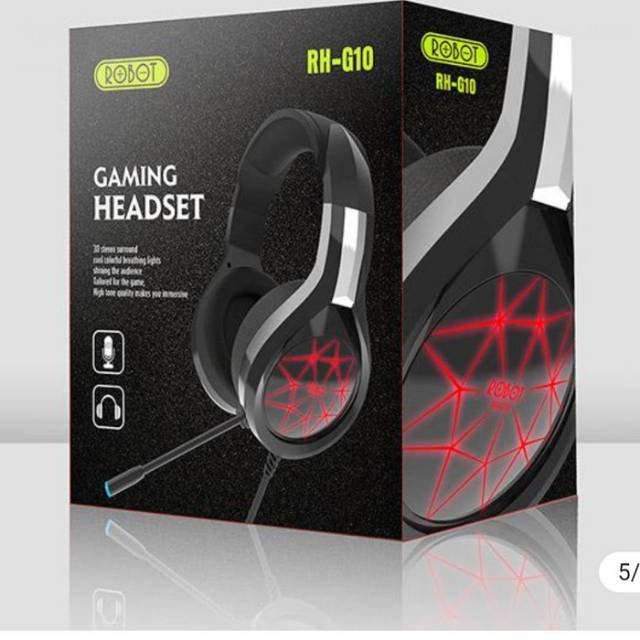 Headset gaming ROBOT RH-G10 WIRED  7 colour