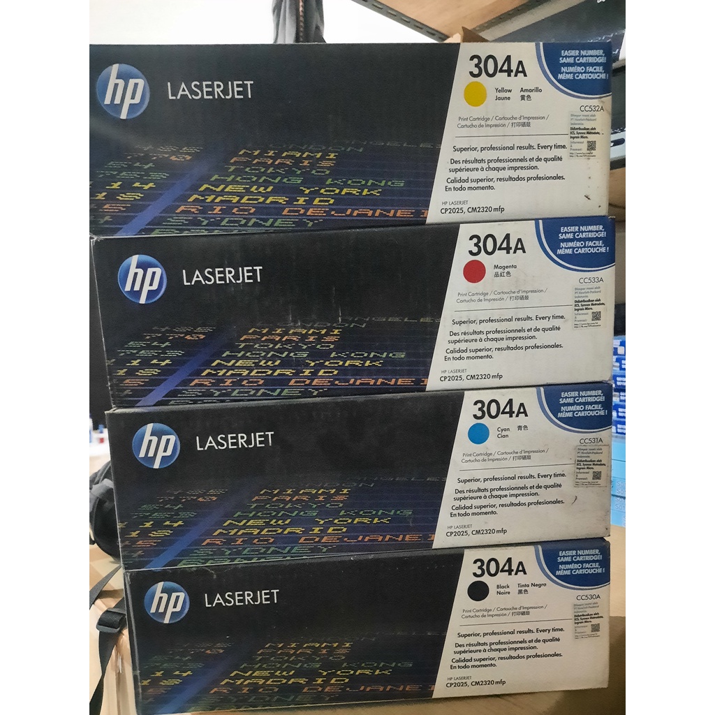 Toner Cartridge HP Laserjet 304A [CC530A] [CC531A] [CC532A] [CC533A] Original